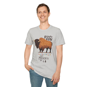 Fluffy Cow Christmas T-Shirt