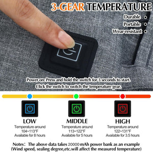 LITEGUEST Portable USB Heated Seat Cushion – Warm Anywhere Outdoors