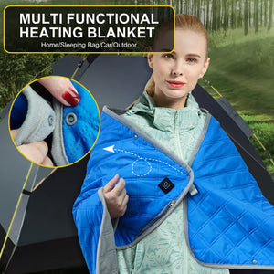 LITEGUEST Heated Camping Blanket – USB Powered Warmth for Outdoors