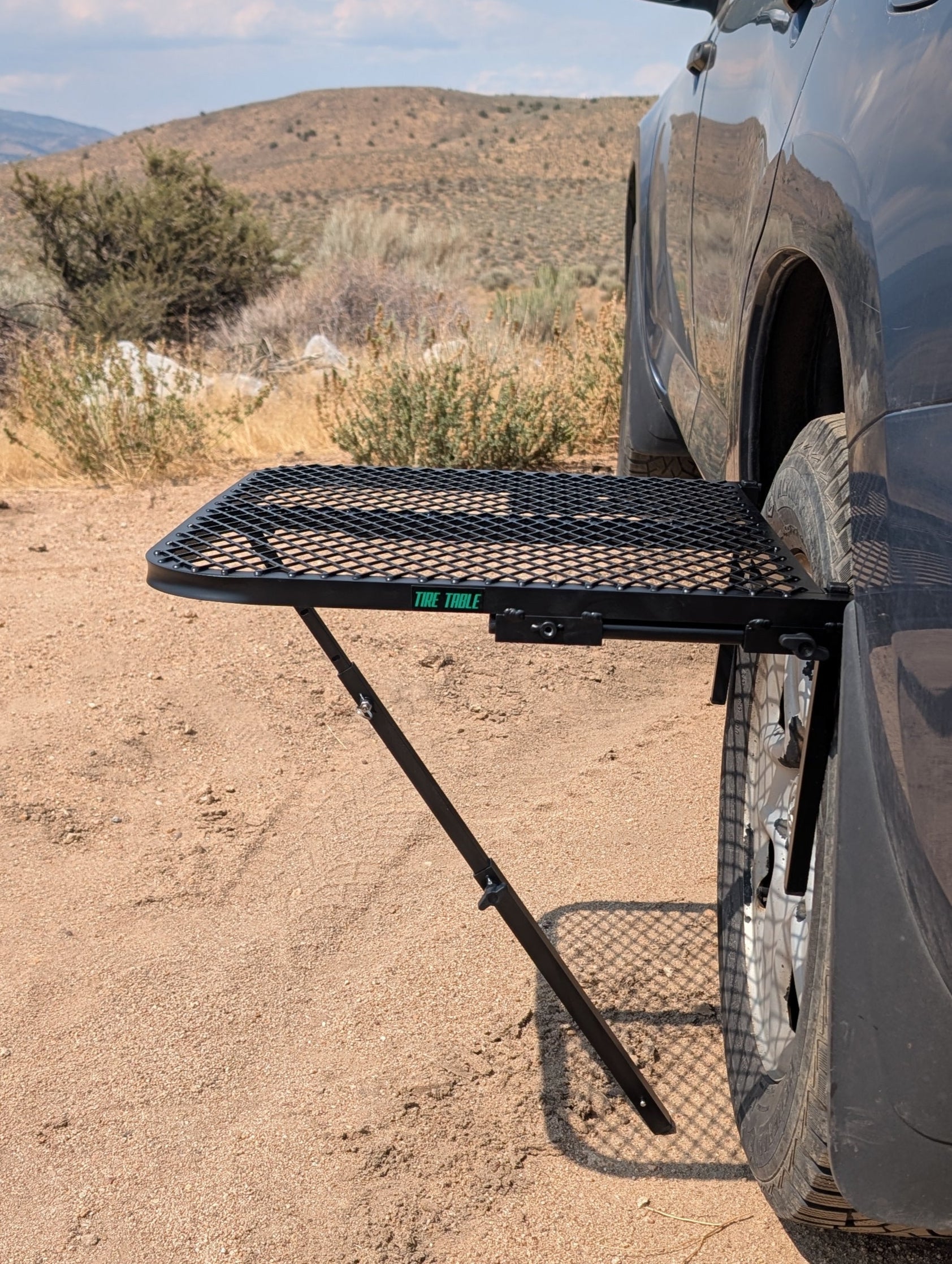 Aluminum Camping Tire Table - Small