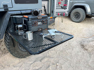 Aluminum Camping Tire Table - Medium