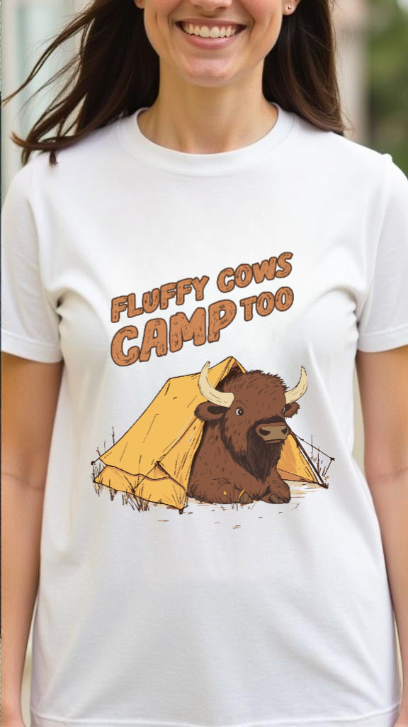 Fluffy Cow's Camp Too T-Shirt